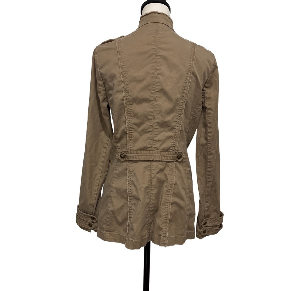 White House Black Market WHBM Pioneer Khaki Prairie Field Jacket 6 - Picture 3 of 10